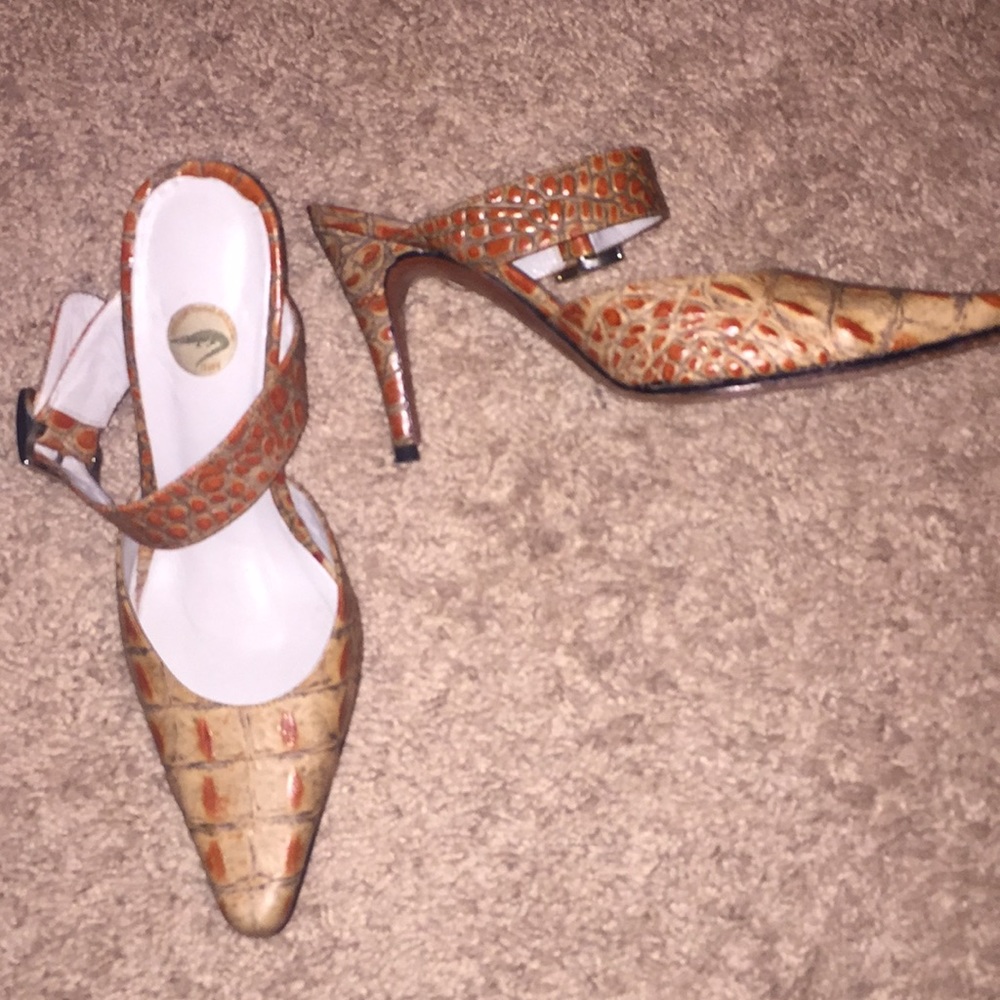 Italian Leather Mule Shoes